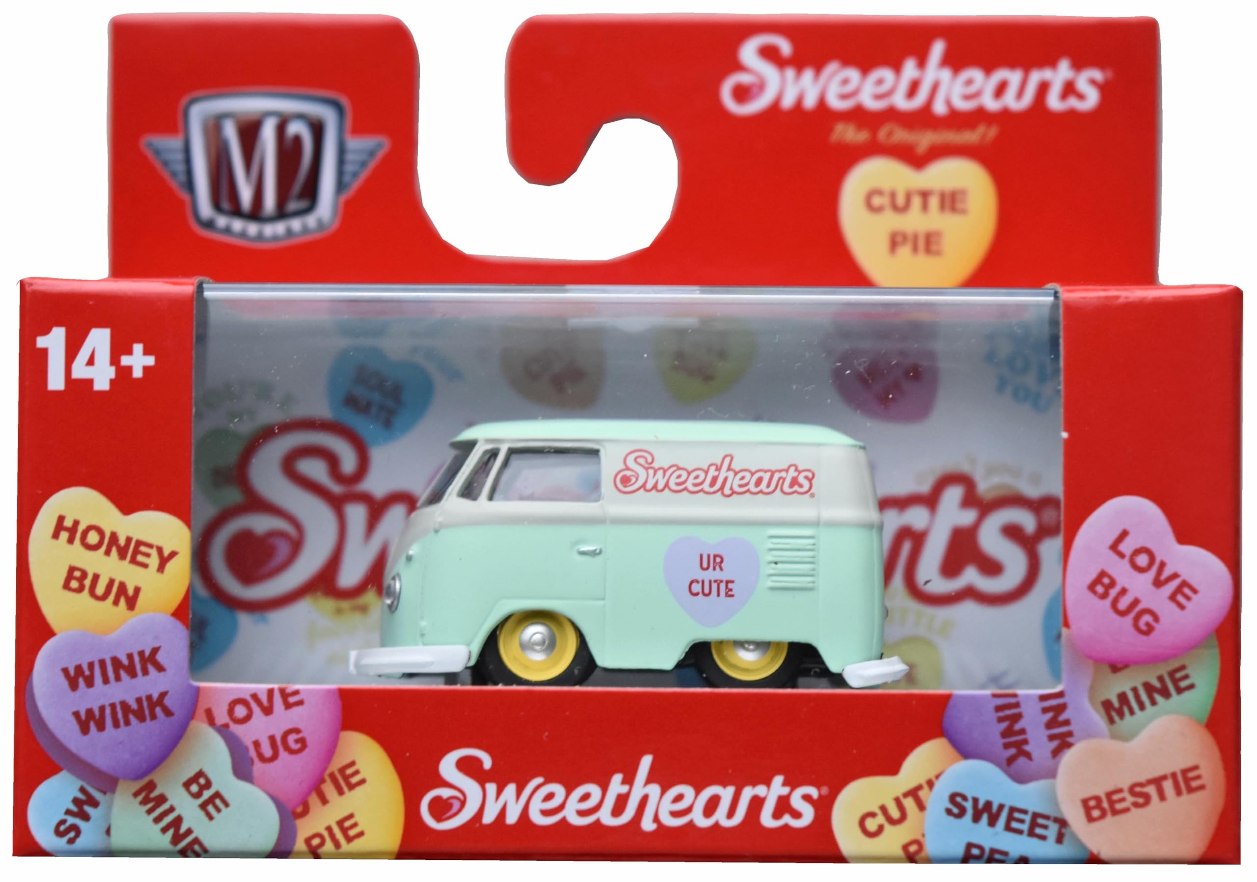 Amazon.com: M2 Machines 1960 Volkswagen Delivery Van, Sweethearts